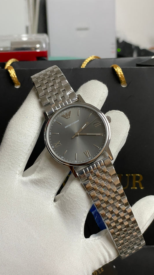 Silver with Grey Dial.