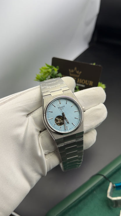 Silver with Sky Blue Dial🔥