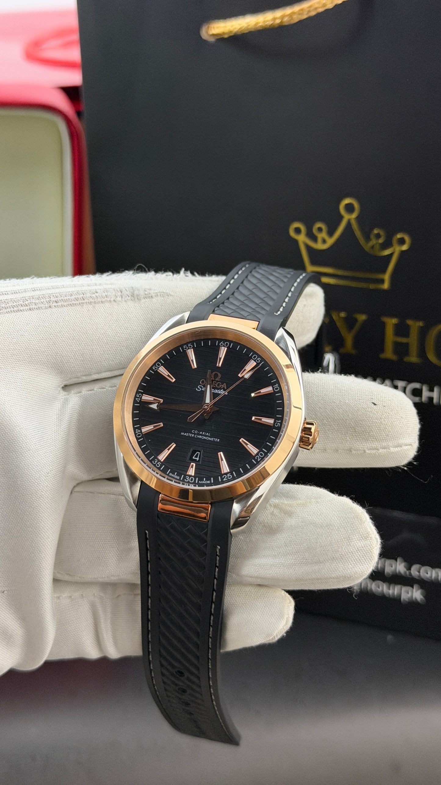Silver with Black Dial.