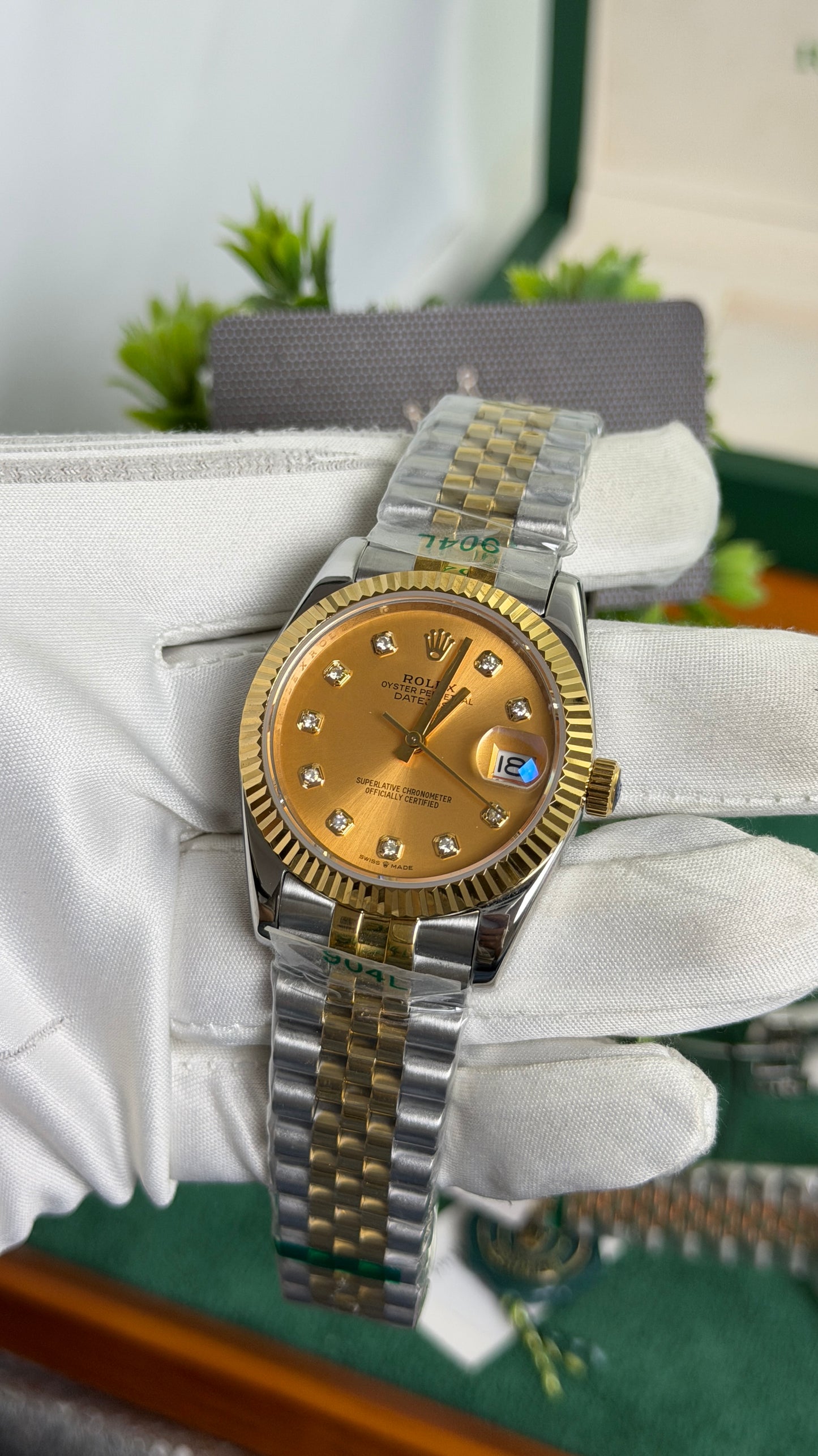 ( 36 mm ) Yellow Gold Two Tone Beauty🔥
