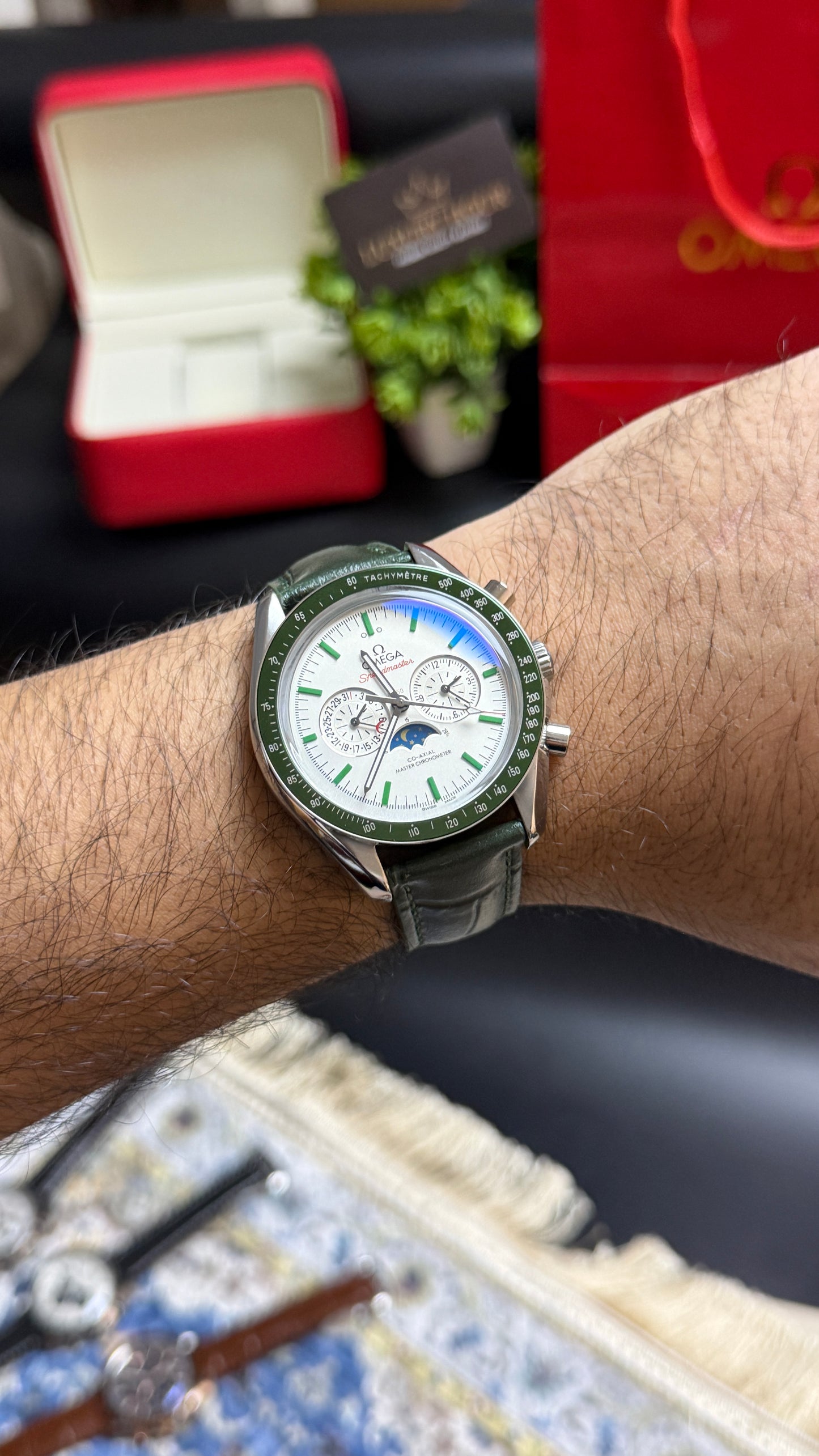 Silver with White Dial.
