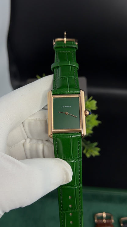 Rose Gold with Green Dial (M No:183)—36mm