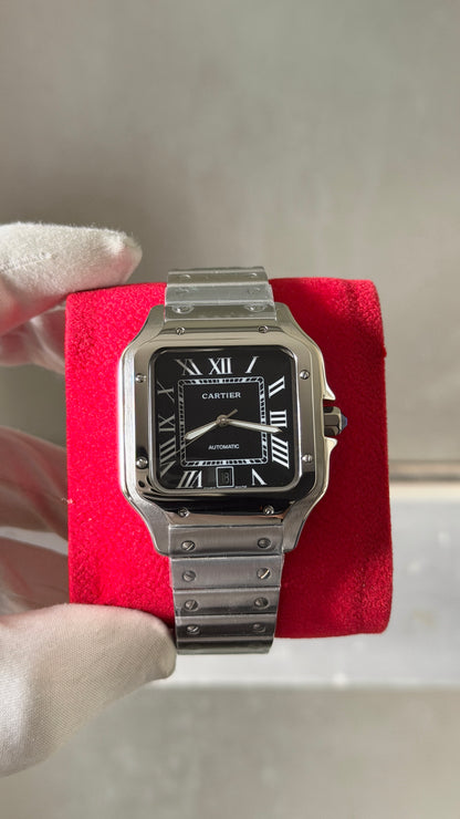Silver with Black Dial🔥