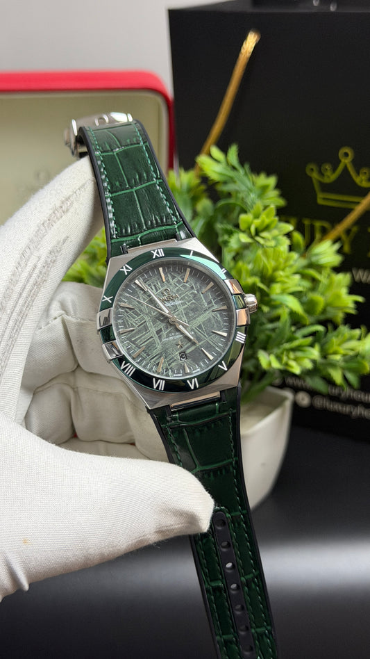 Silver with Leaf Dial.