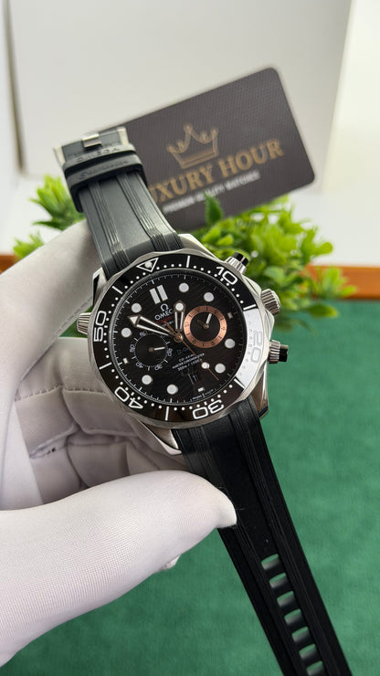 Silver with Black Dial.