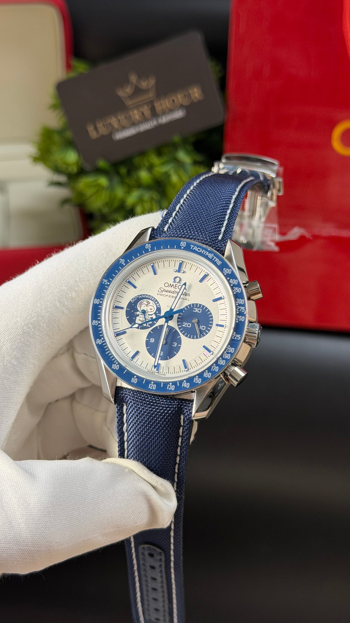 Silver with White Dial.