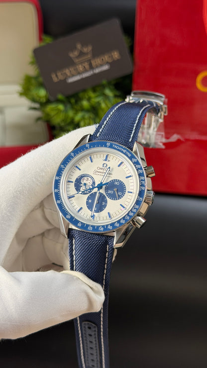 Silver with White Dial.