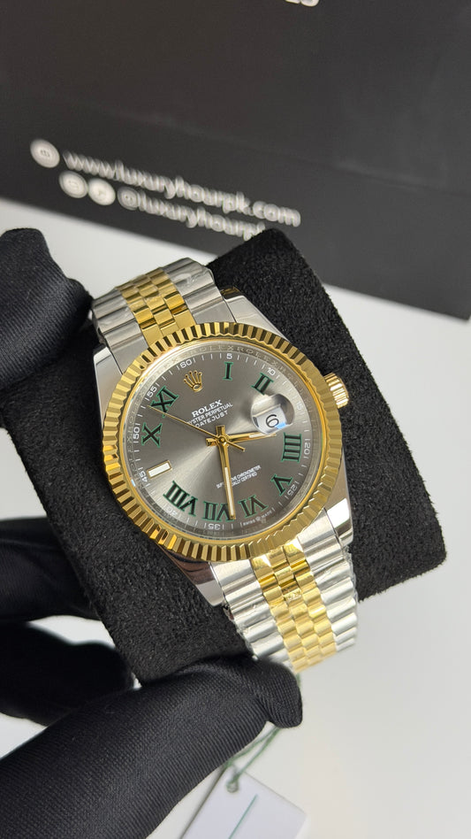 Yellow Gold Two Tone with Wimbledon Dial