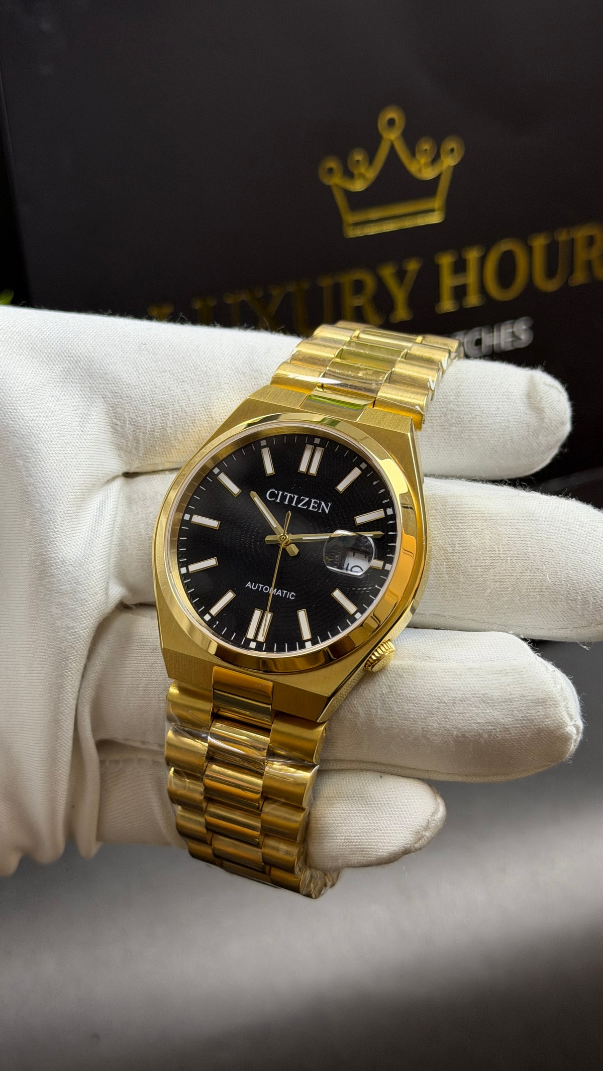 Yellow Gold with Black Dial🔥