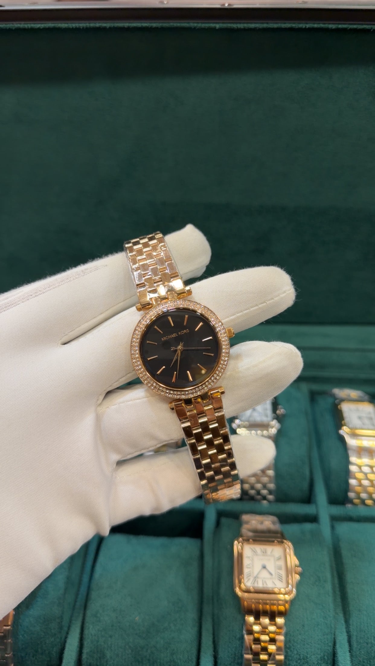 Rose Gold with black dial 💫