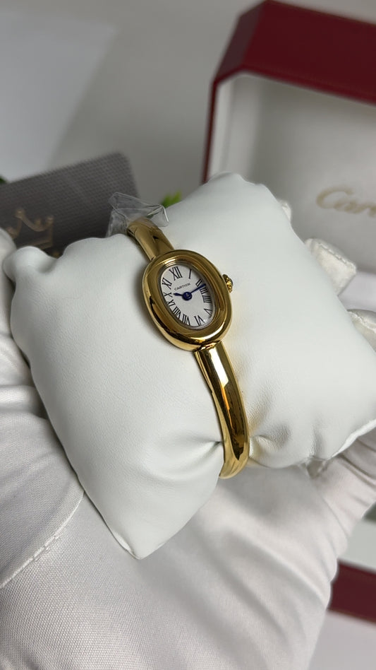 Yellow Gold with White Dial.