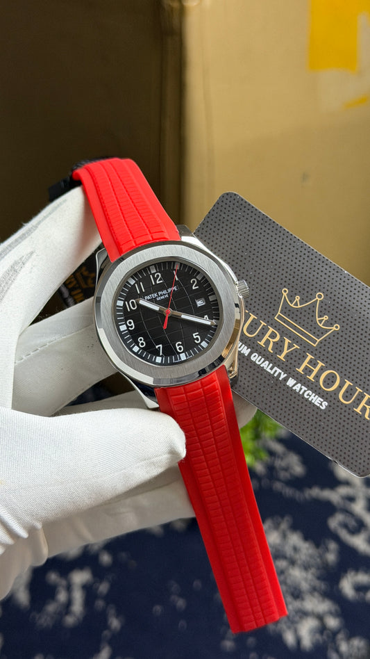 Silver with Black Dial.