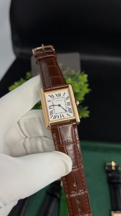 Rose Gold with White Dial (M No:183)—36mm