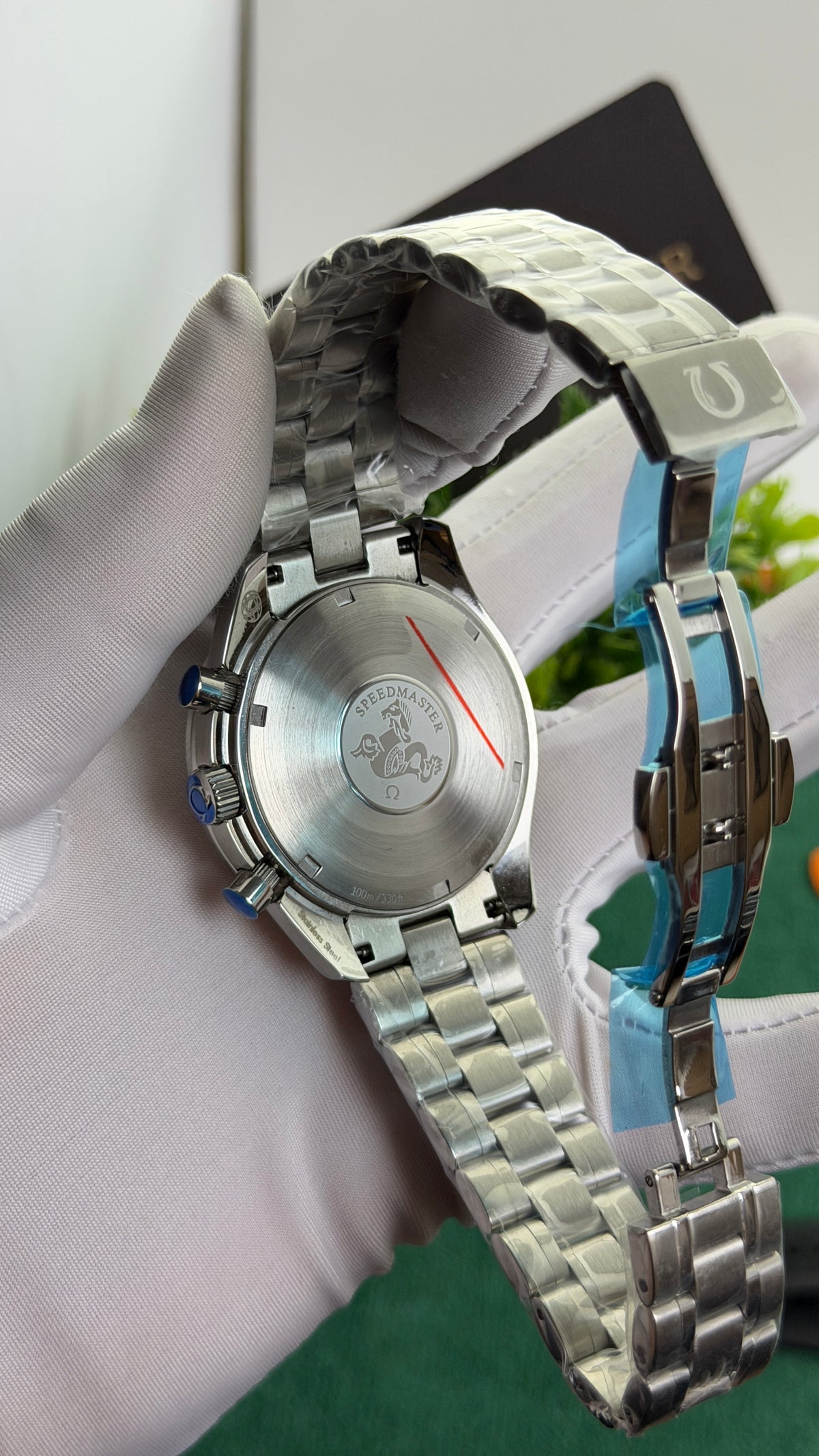 Silver with Black Dial.