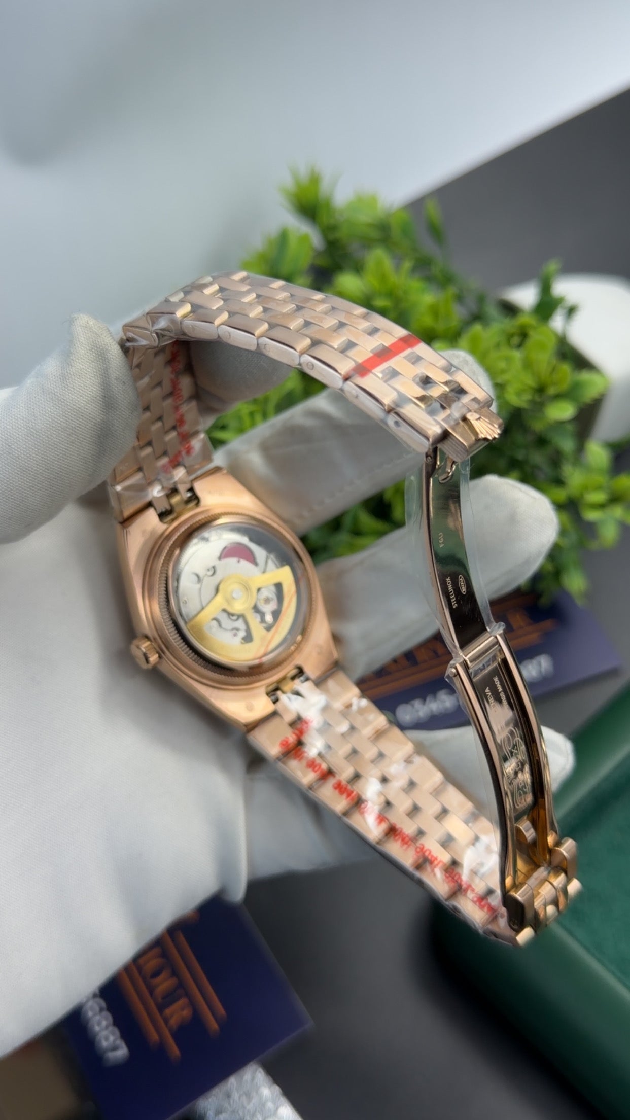 Rose Gold with white dial 🔥