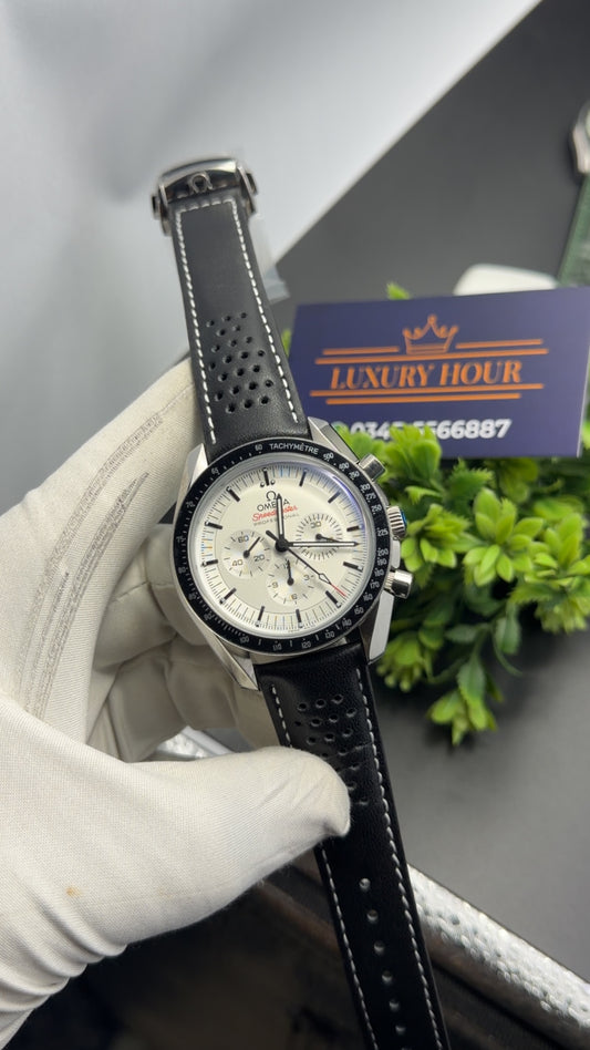 Silver with white dial 🔥