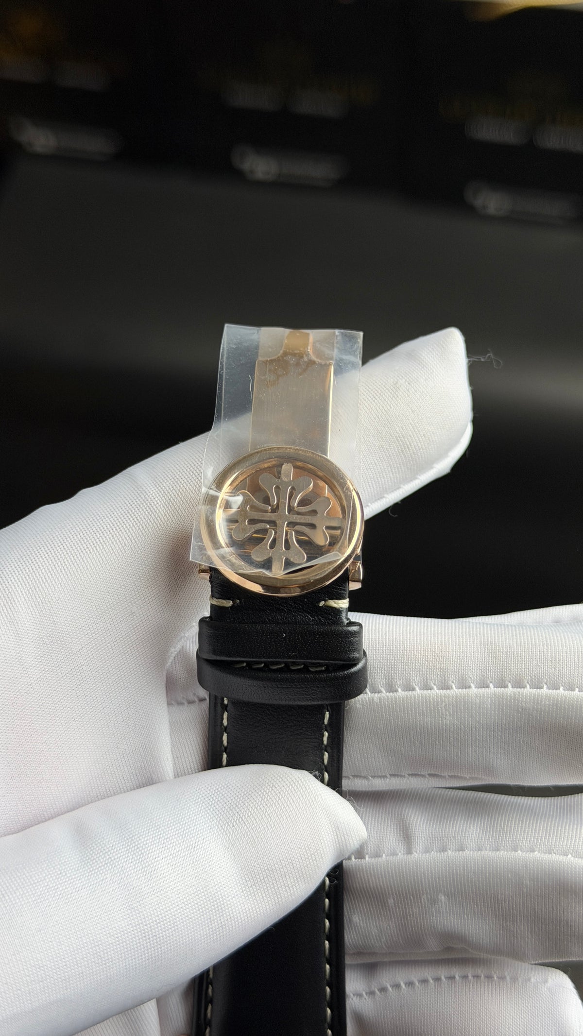 Silver with Blue Marble Dial.