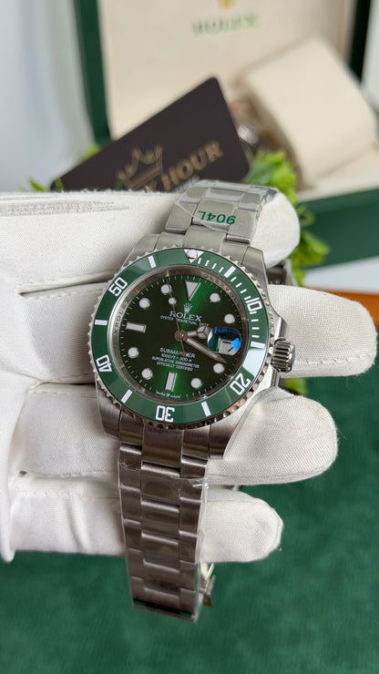 Silver with Green Dial🔥