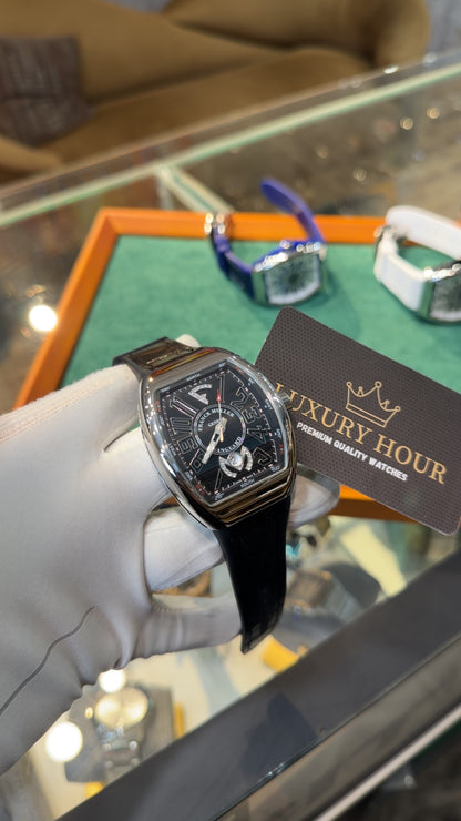 Silver with Black Dial.