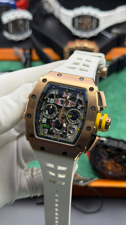 Rose Gold with Black chronograph🔥