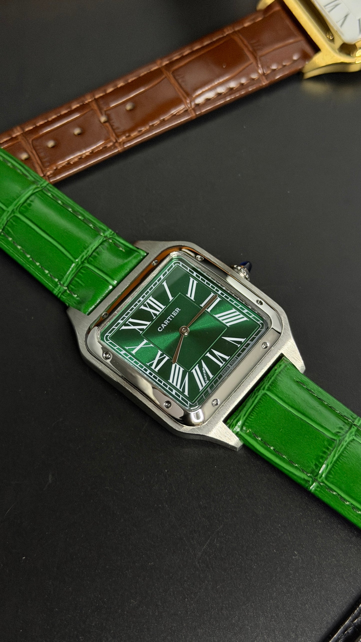 Silver with Green Dial (M No:183)