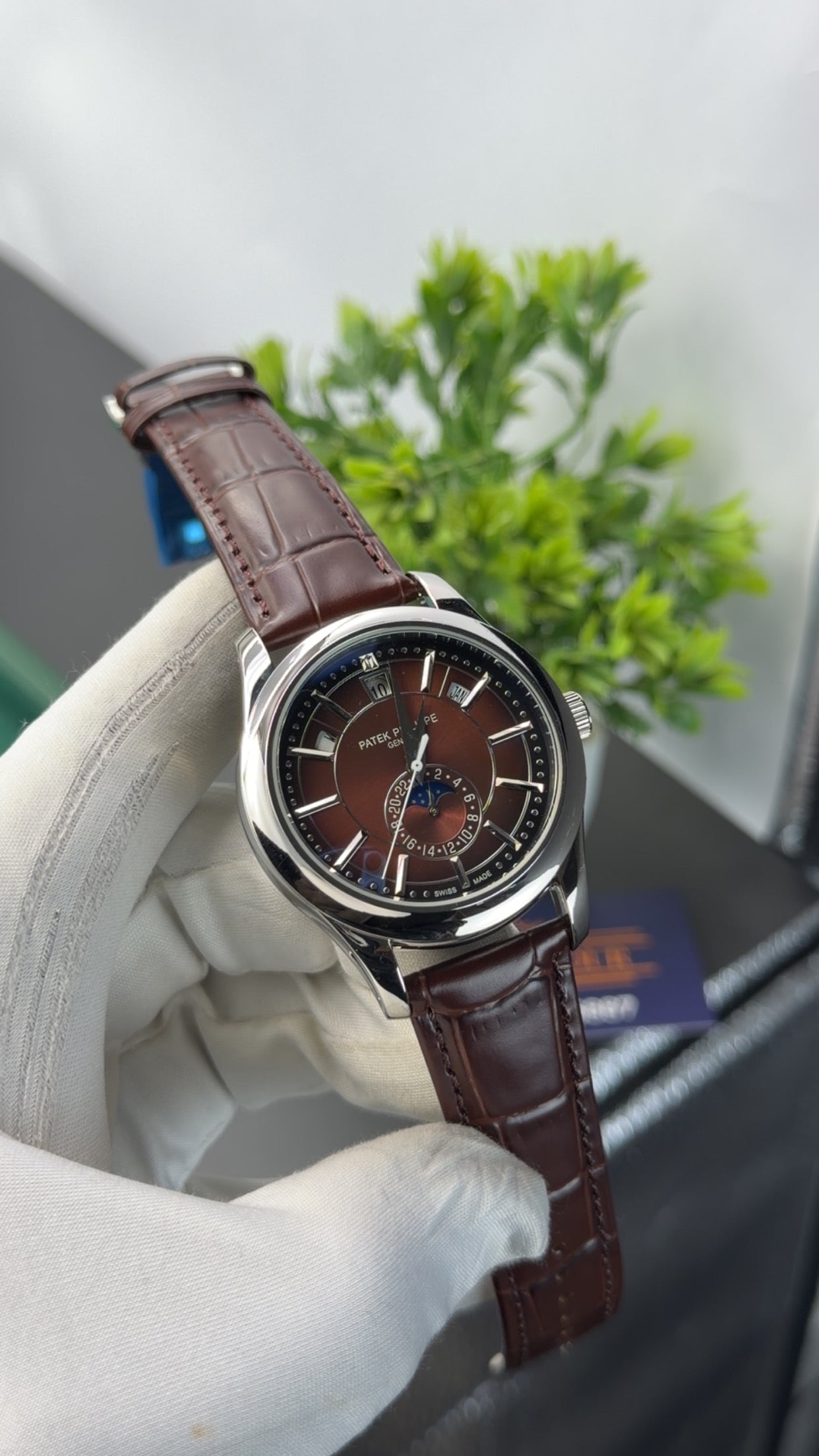 Silver with chocolate dial🔥