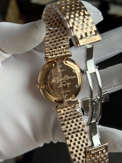 Rose Gold Two Tone with Grey Dial.