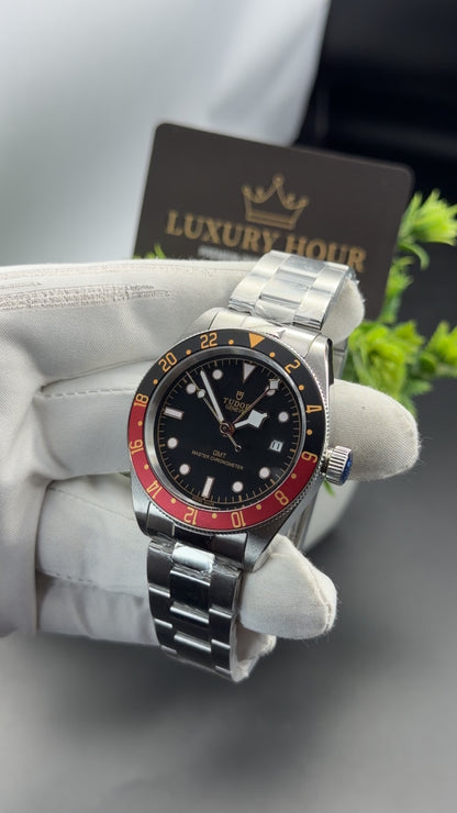 Silver with Black dial🔥