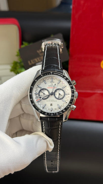 Silver with White Dial.