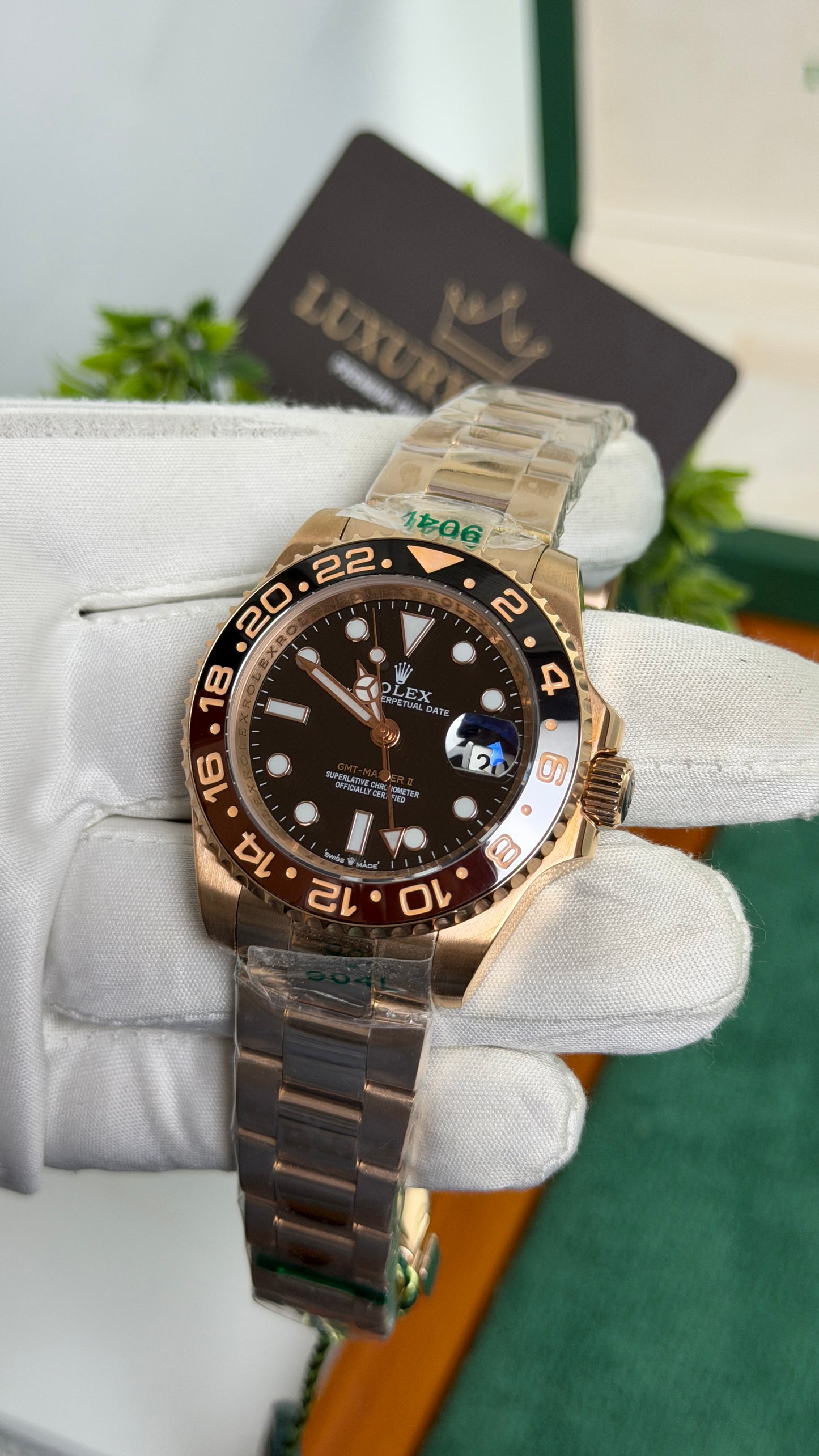 Rose Gold with Black Dial🔥
