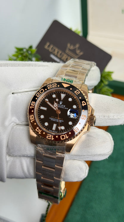 Rose Gold with Black Dial🔥