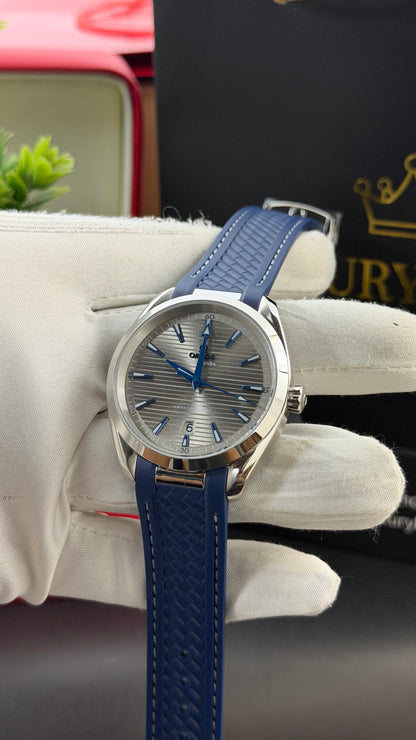 Silver with White Dial.
