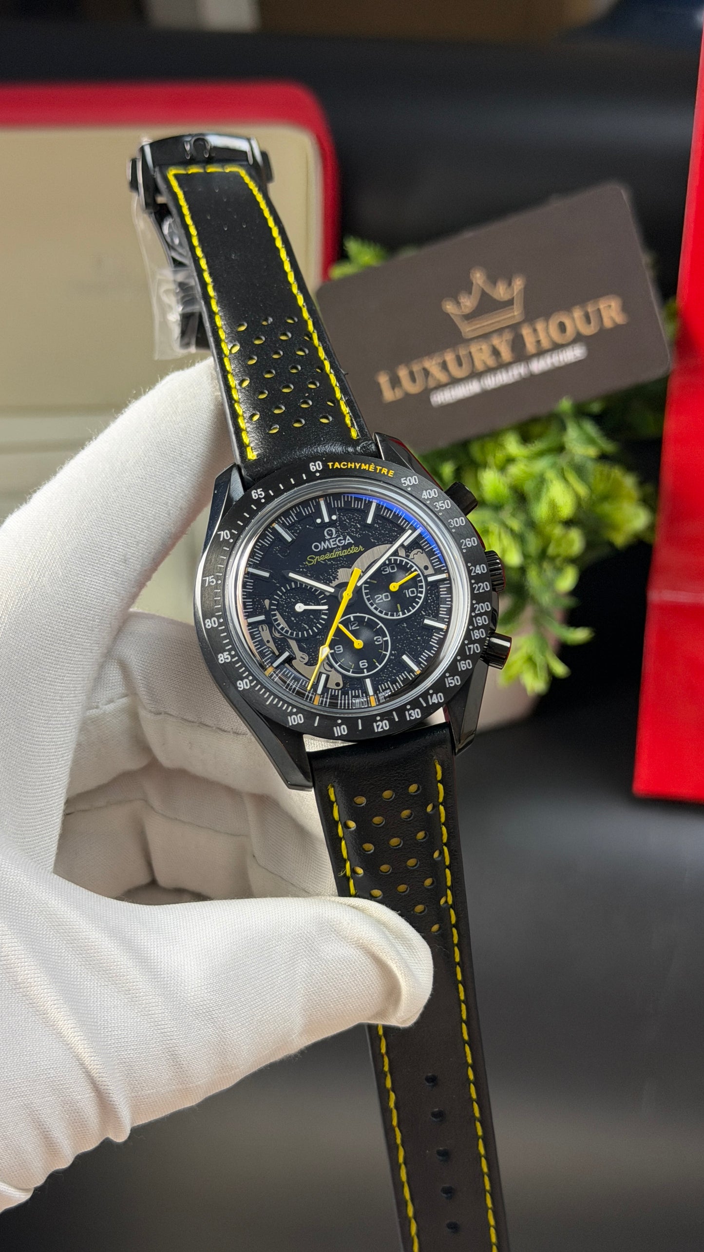 Black with Black Dial.