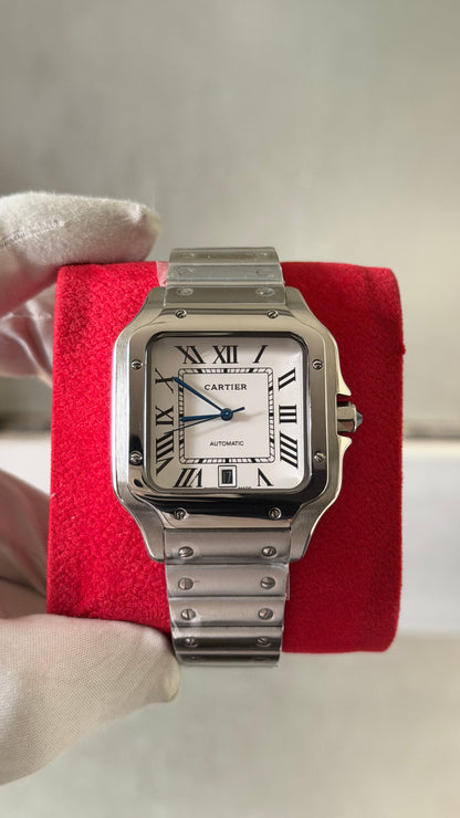 Silver with White Dial🔥