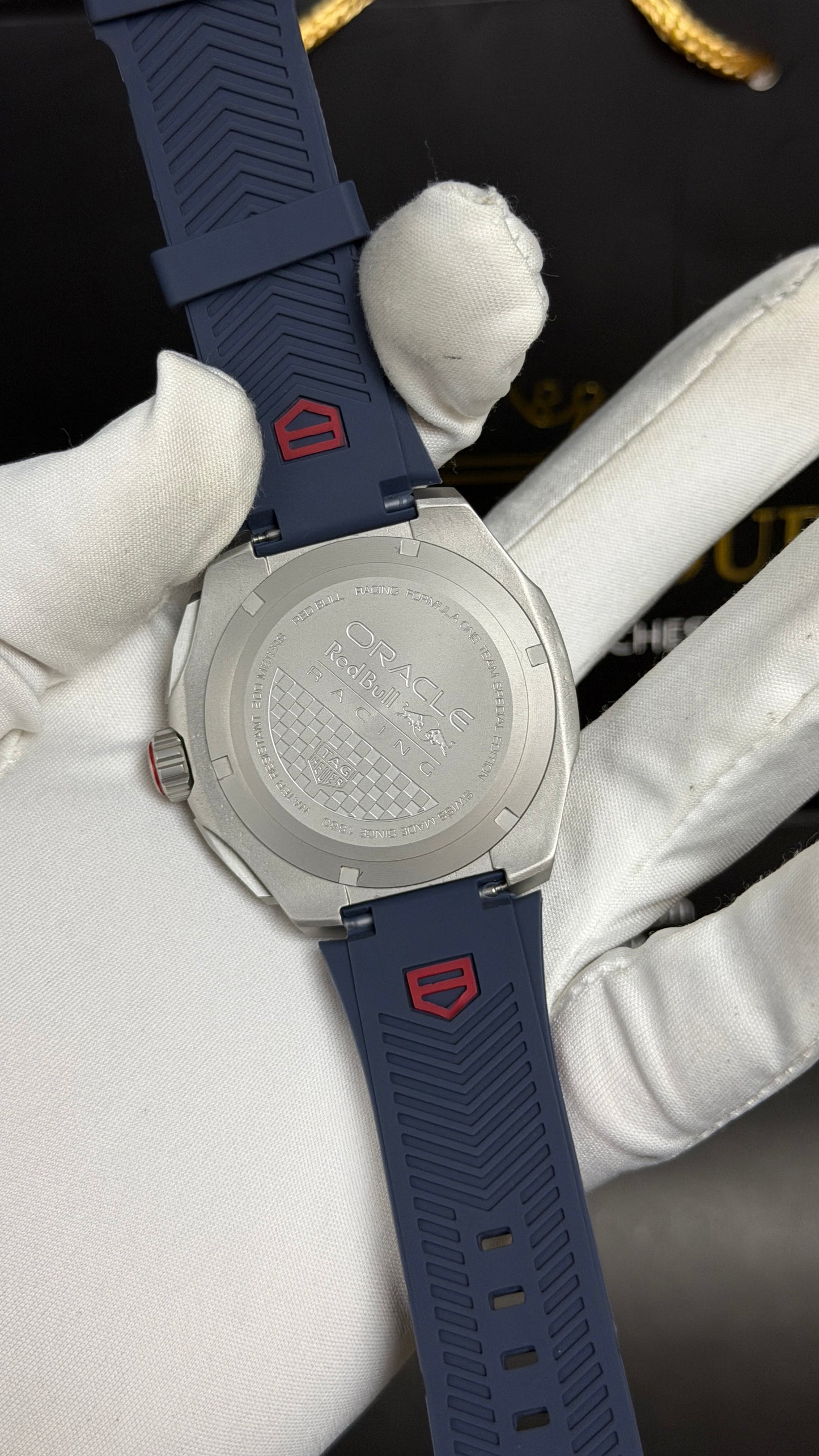 Silver with Blue Dial.