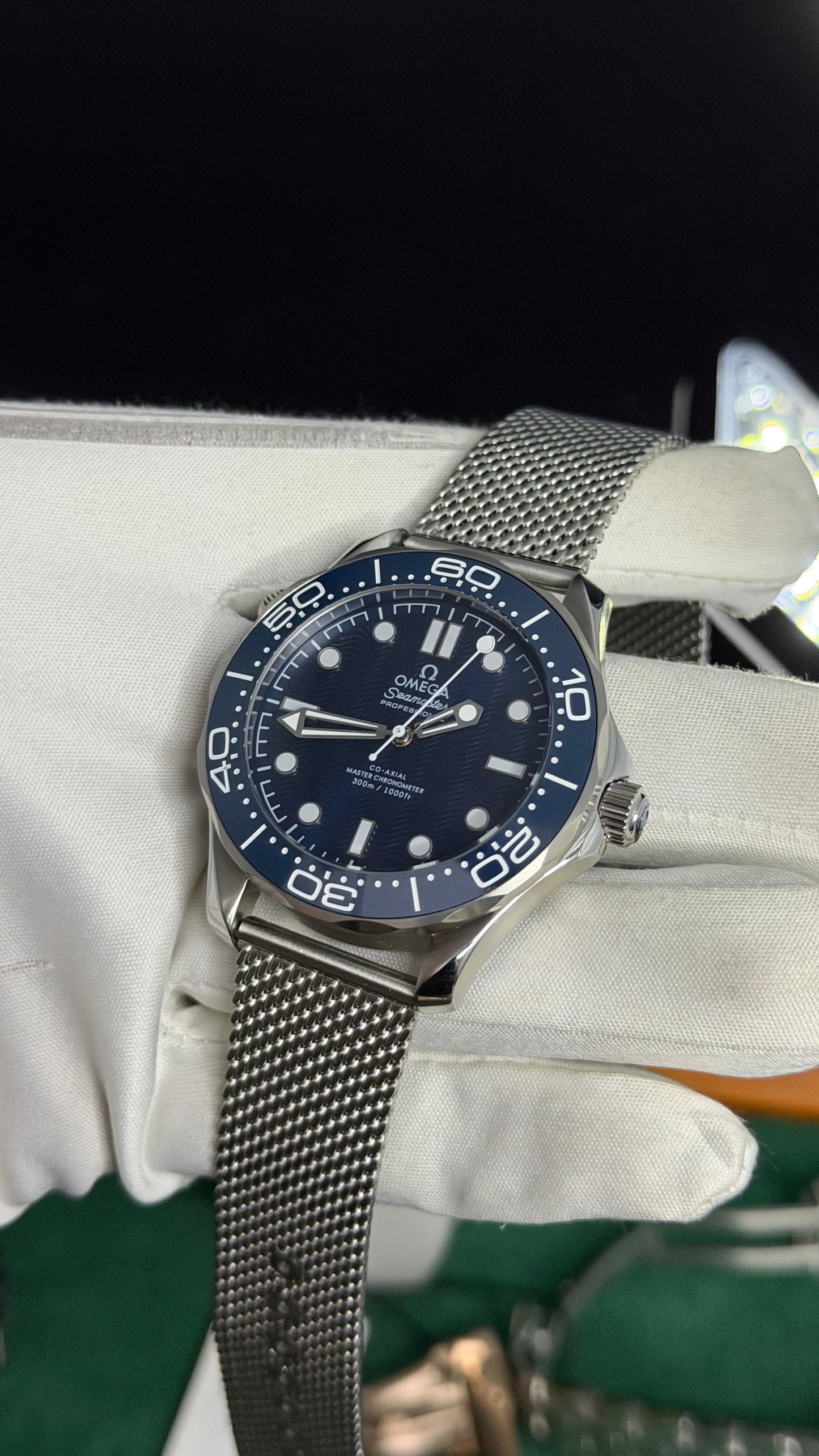 Silver with Blue Dial (M NO:136)