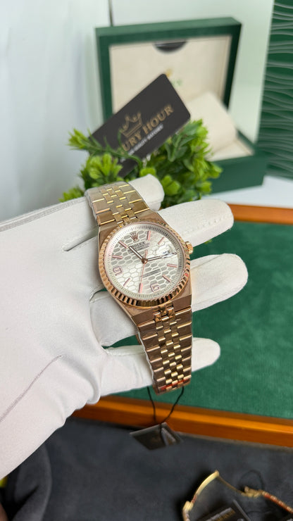 Rose Gold with White Dial🔥