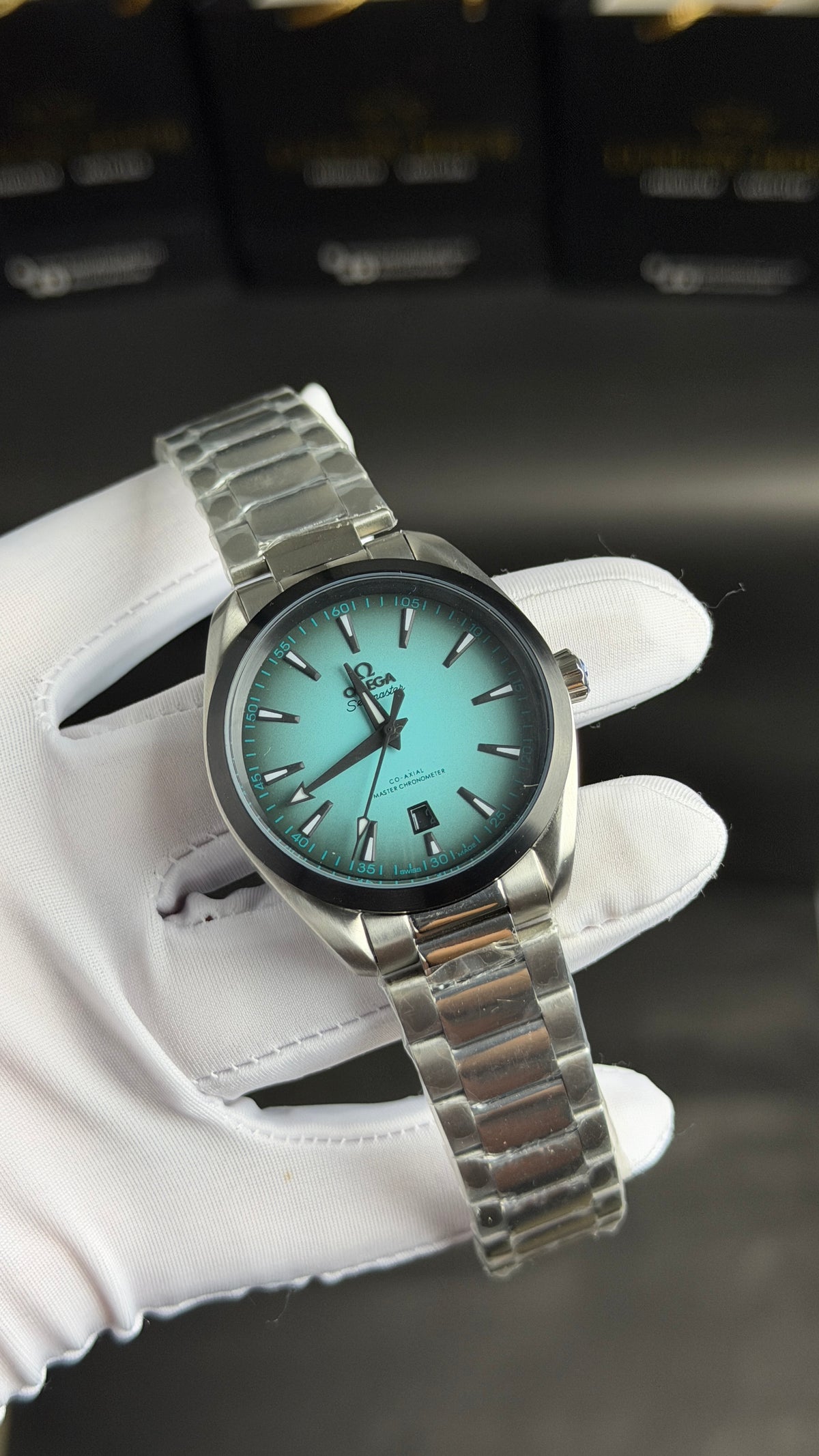Silver with Tiffany Dial.