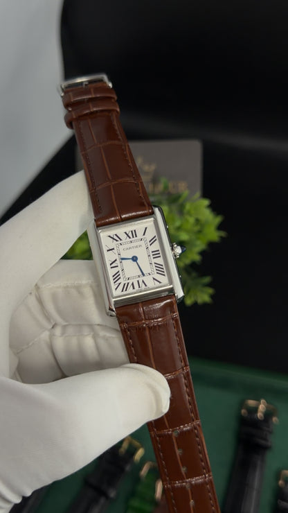 Silver with White Dial (M No:183)—36 mm