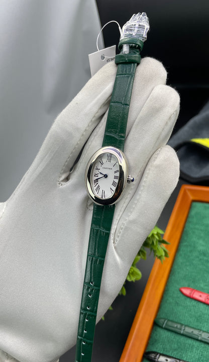 Silver with Green Strap🔥