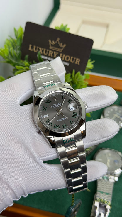Silver with Grey Dial.