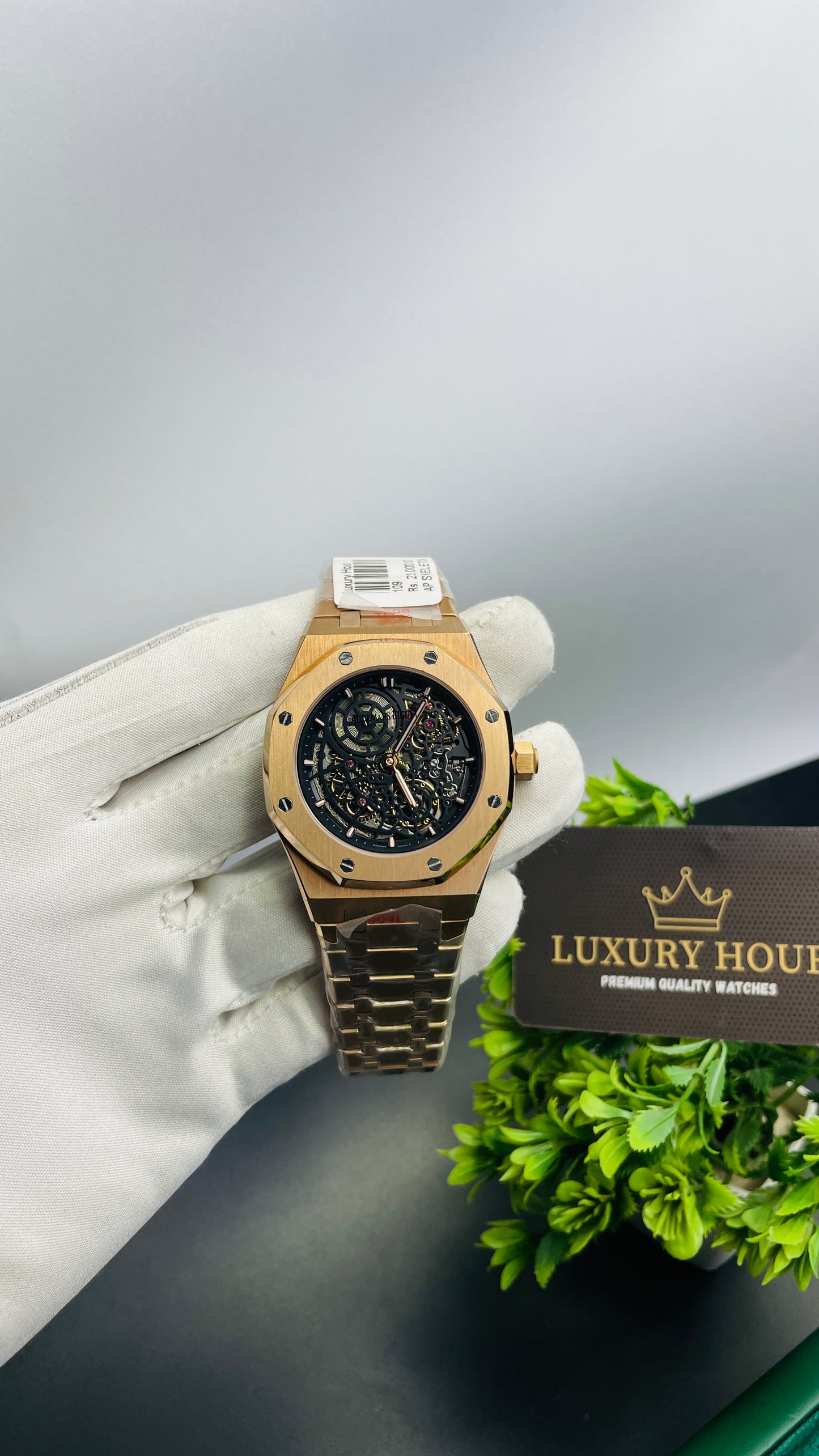 Rose Gold with Black Dial🔥