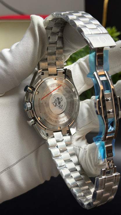 Silver with Black Dial.