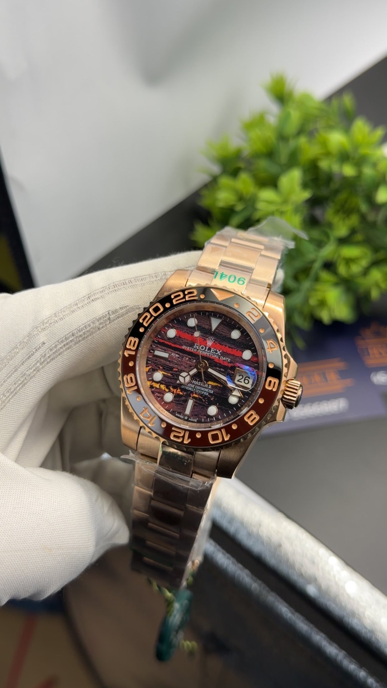 Rose Gold with Tiger dial🔥