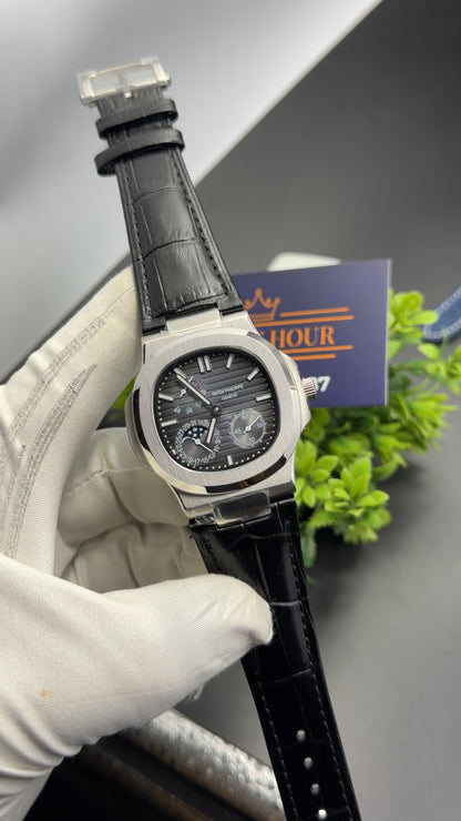 Silver with grey dial🔥