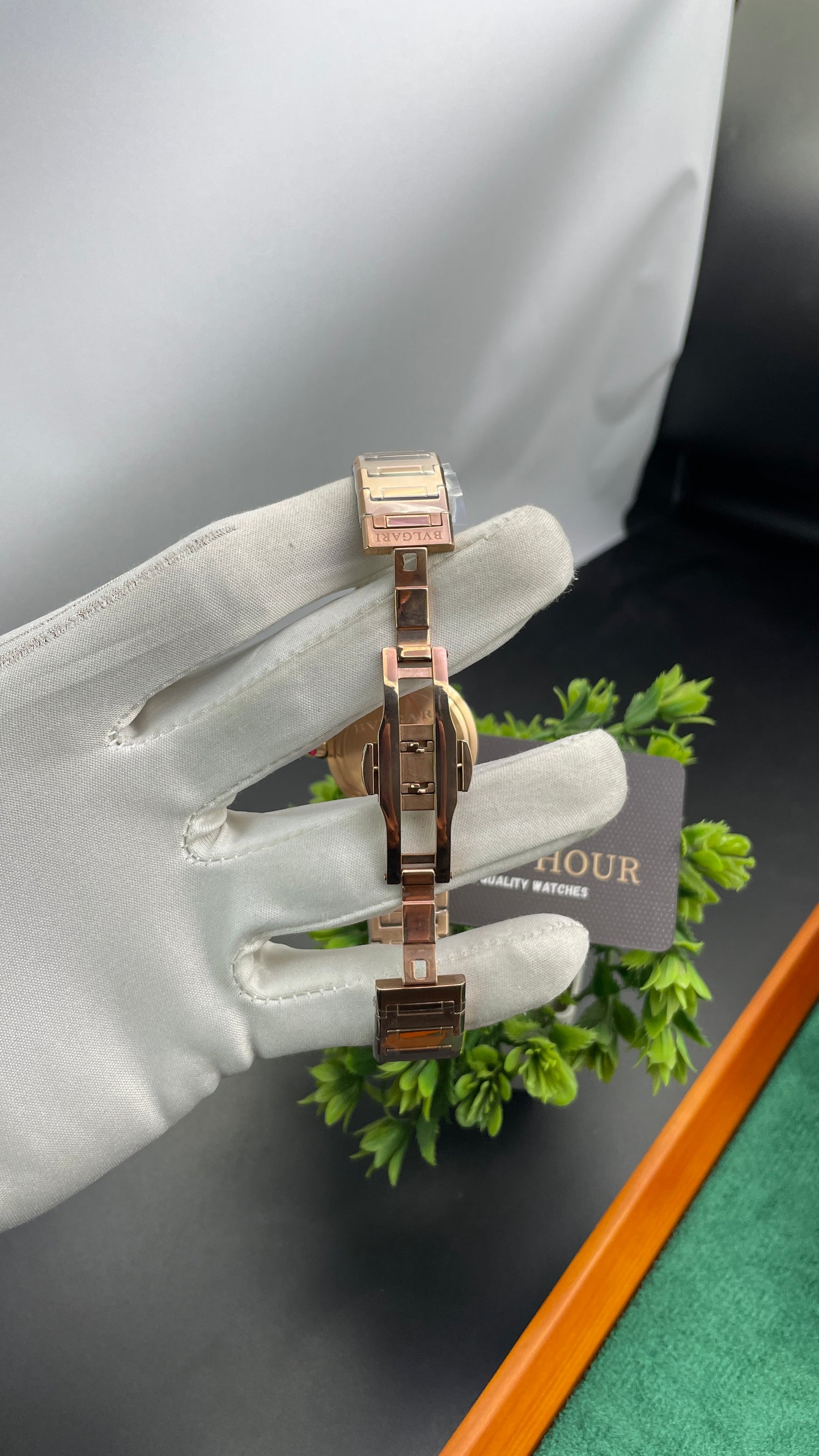 Rose Gold with Maroon Dial🔥