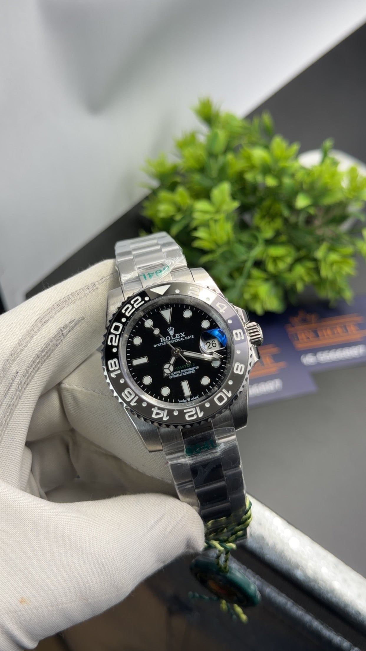 Silver with black dial 🔥