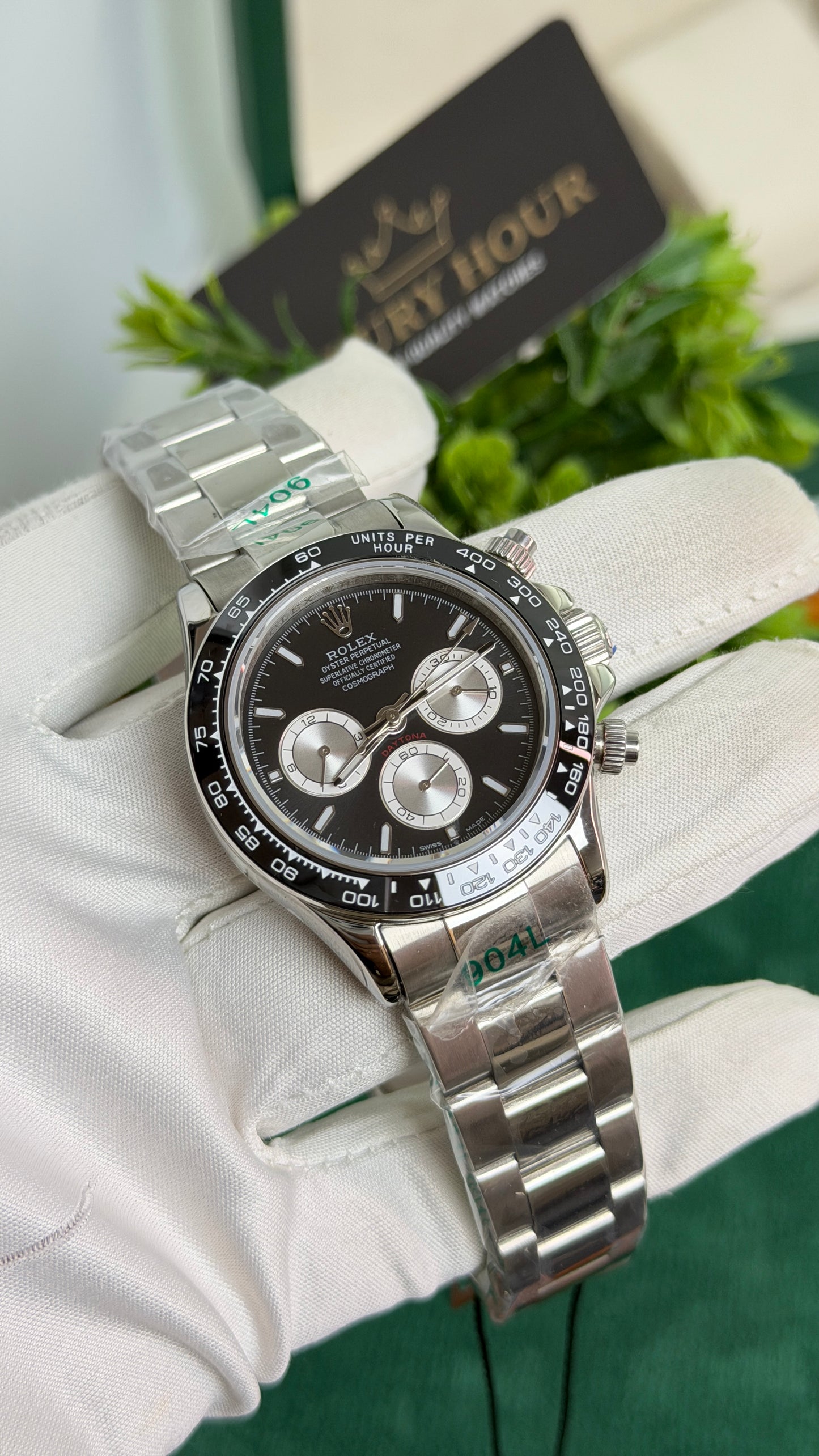 Silver with Black Dial🔥