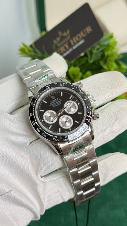 Silver with Black Dial🔥