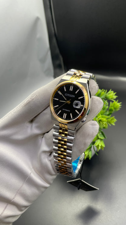 Yellow Gold Two Tone with Black Dial🔥
